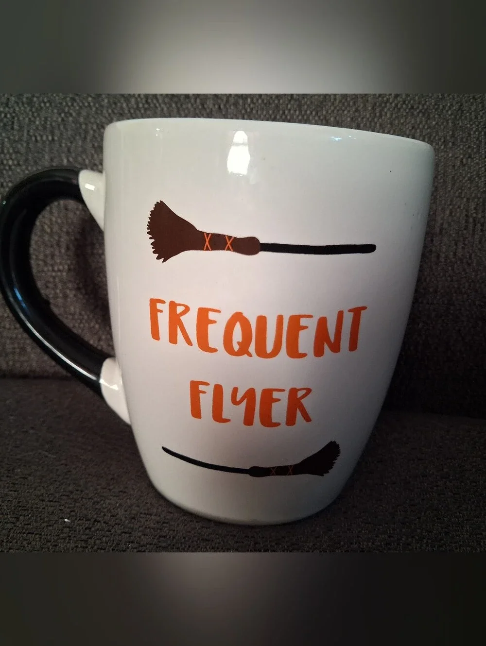 Arbor White Mug with Black Print
